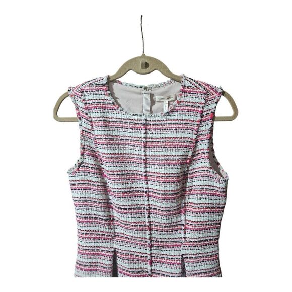 Rebecca Taylor Tweed Fringe Dress - Size 8 - Picture 4 of 11